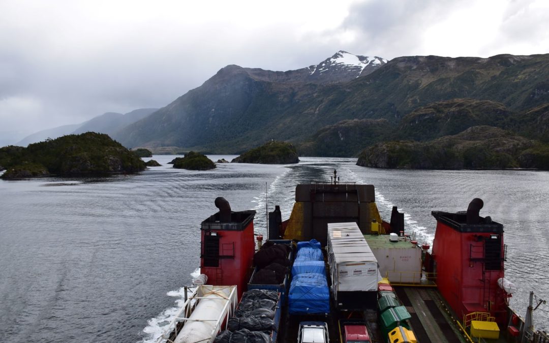 Fjords chiliens en cargo marchandise
